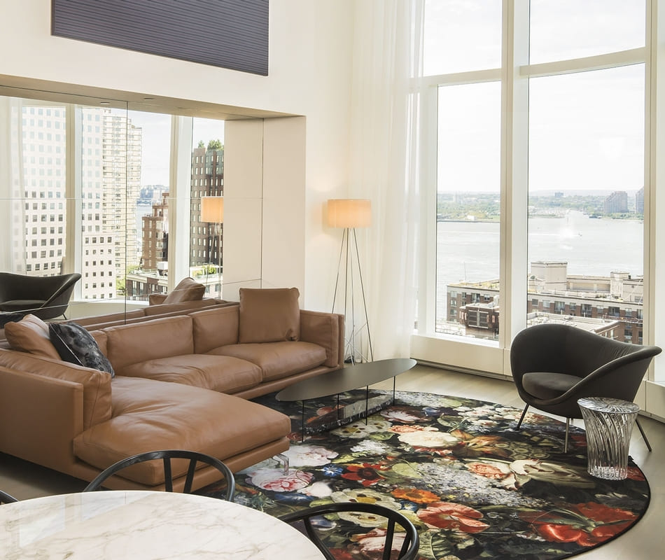 Design d'intérieur 50 West Street NYC